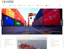 Tablet Screenshot of carrier-my.com